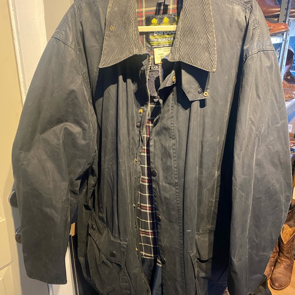 Barbour Dark Gray Military Field Jacket